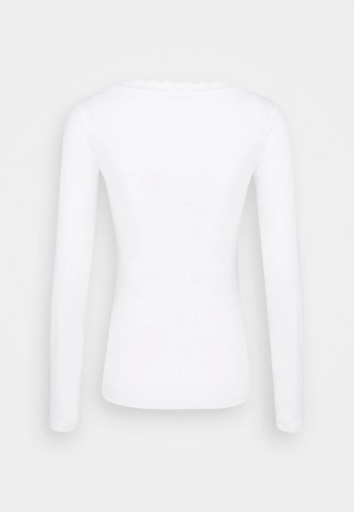 T-Shirt ANNA FIELD Anna Field Long Sleeved Top Blanche Femme | SNU-2149254